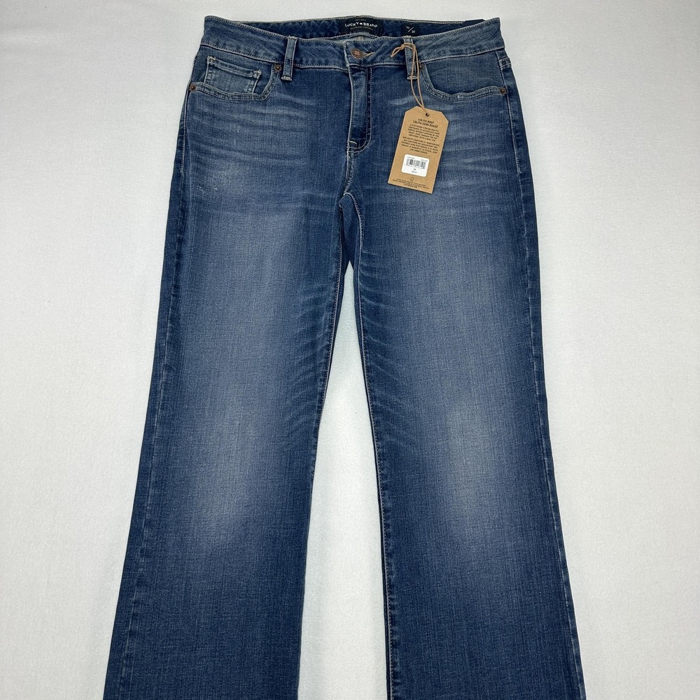 Lucky Brand Jeans Womens 10/30 Blue Lolita Boot Mid Rise Bootcut Medium Wash